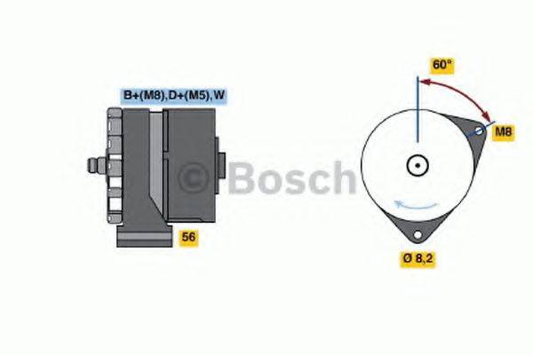 BOSCH 0120469933 Генератор