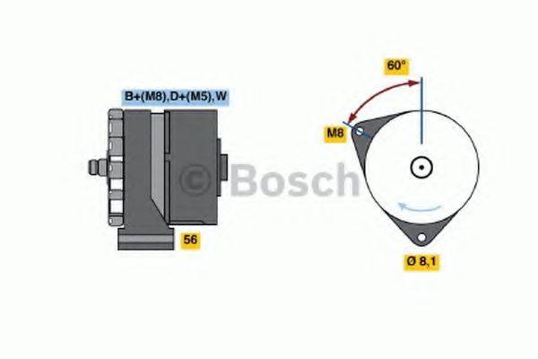 BOSCH 0120469976 Генератор