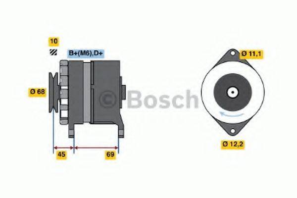 BOSCH 0120489273 Генератор