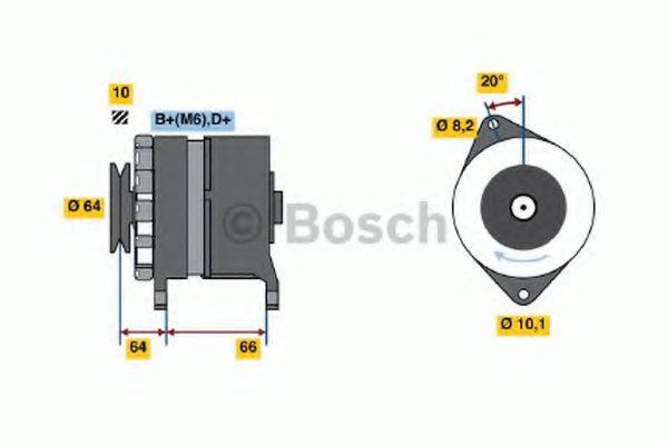 BOSCH 0120489344 Генератор