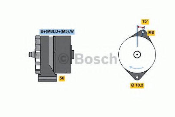 BOSCH 0120489378 Генератор