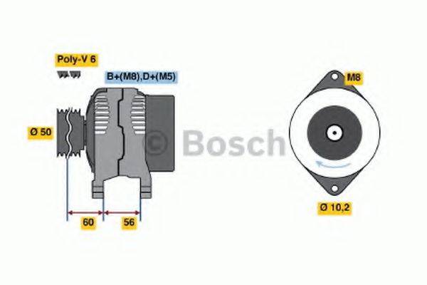 BOSCH 0123120001 Генератор