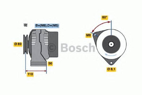 BOSCH 0123320026 Генератор