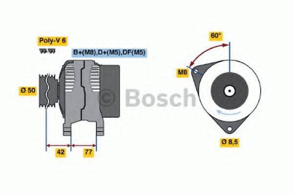 BOSCH 0123320067 Генератор