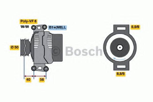 BOSCH 0124325039 Генератор