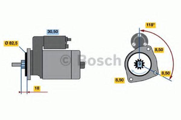 BOSCH 0986010460 Стартер