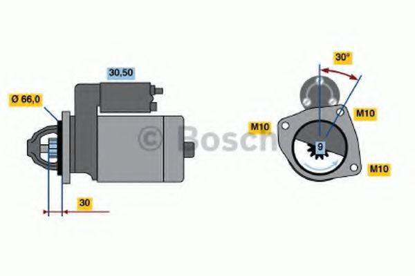 BOSCH 0986010860 Стартер