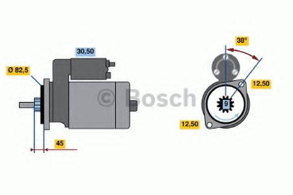 BOSCH 0986010940 Стартер