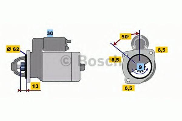 BOSCH 0986011941 Стартер