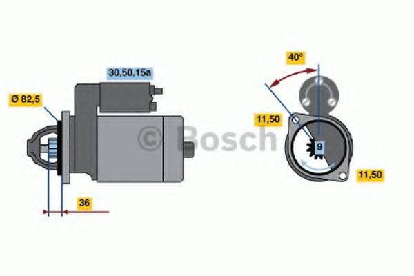 BOSCH 0986012061 Стартер