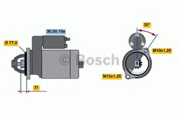 BOSCH 0986012171 Стартер