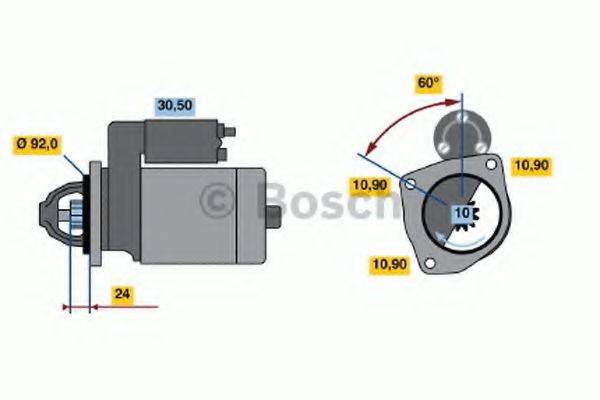 BOSCH 0986012470 Стартер