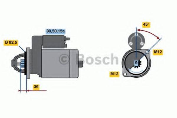 BOSCH 0986013600 Стартер