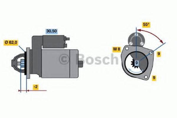 BOSCH 0986013850 Стартер