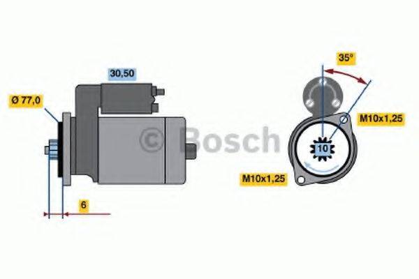 BOSCH 0986014161 Стартер