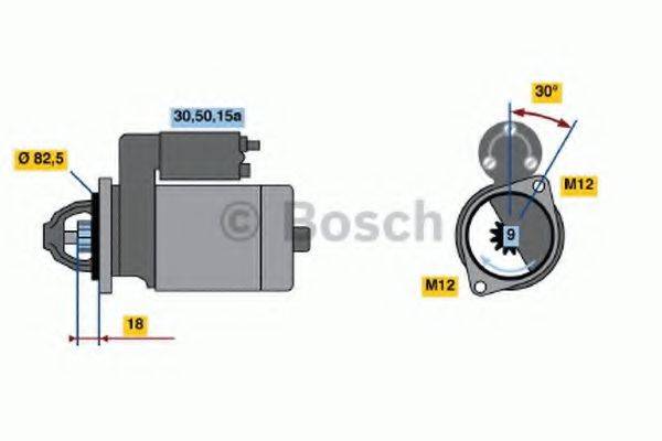 BOSCH 0986014640 Стартер