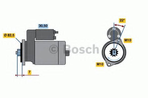 BOSCH 0986014761 Стартер