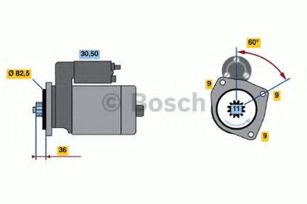 BOSCH 0986014950 Стартер