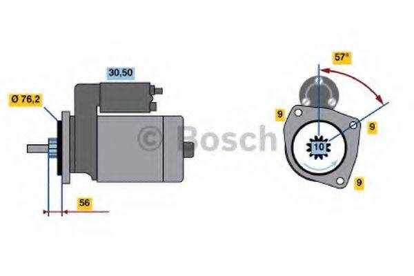 BOSCH 0986016750 Стартер