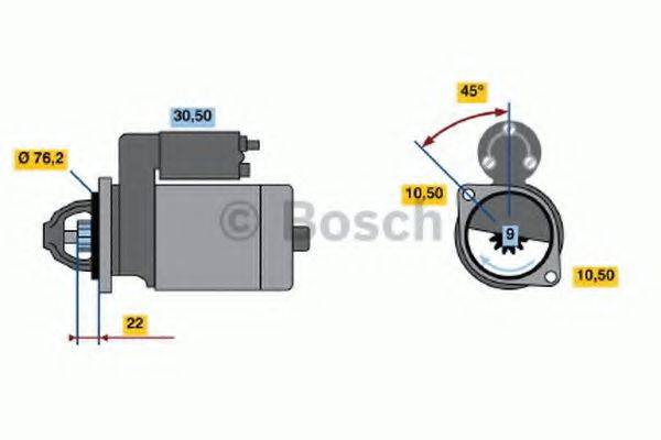 BOSCH 0986016860 Стартер