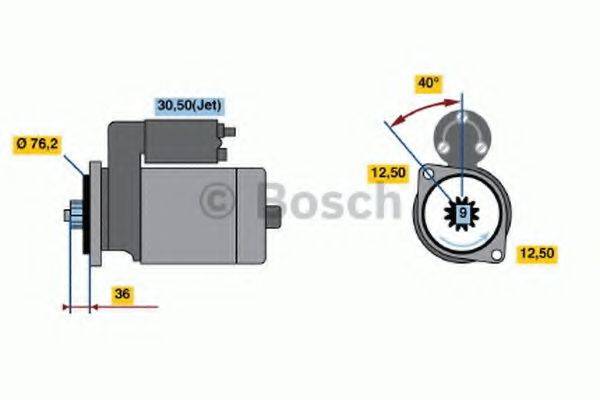 BOSCH 0986017830 Стартер