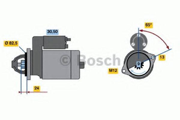 BOSCH 0986018030 Стартер