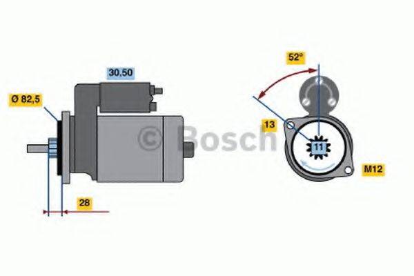 BOSCH 0986018751 Стартер