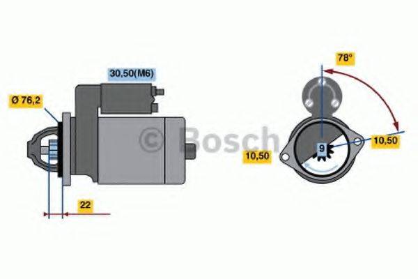 BOSCH 0986019960 Стартер