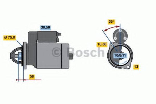 BOSCH 0986020691 Стартер