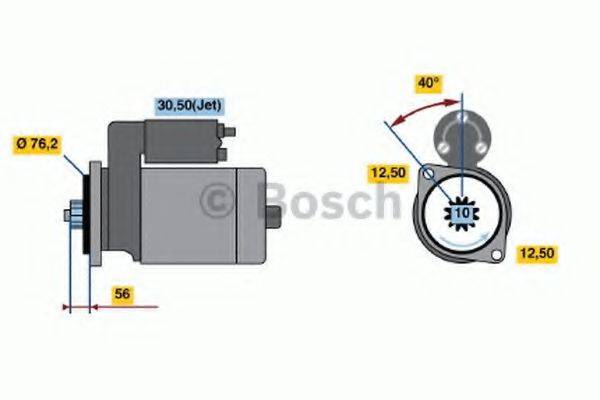 BOSCH 0986021010 Стартер