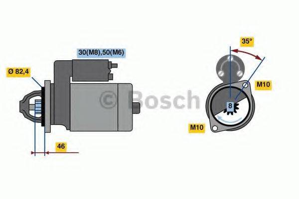 BOSCH 0986022960 Стартер