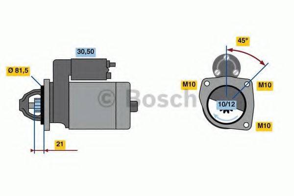 BOSCH 0986023180 Стартер