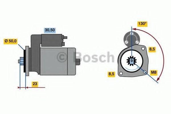 BOSCH 0986023490 Стартер