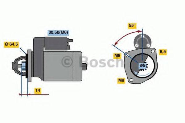 BOSCH 0986023650 Стартер