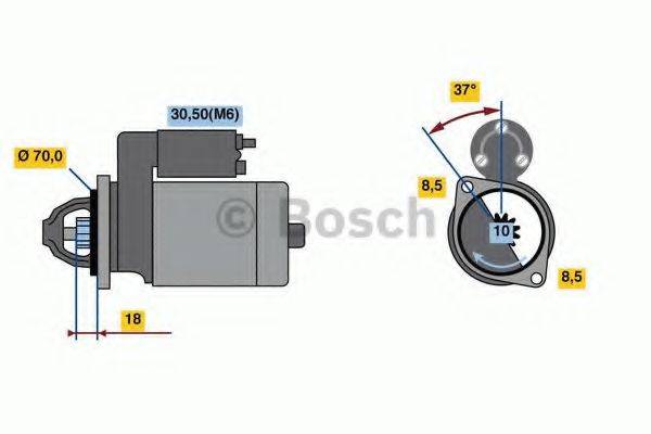 BOSCH 0986023690 Стартер