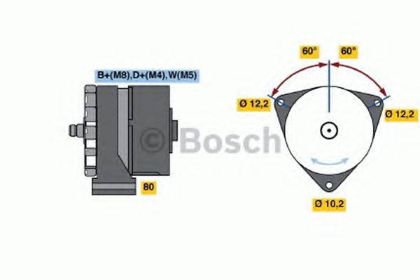 BOSCH 0120469025 Генератор