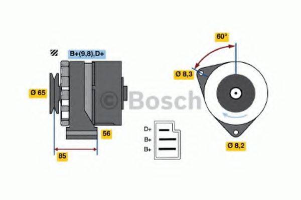 BOSCH 0986031010 Генератор