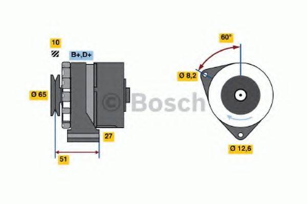 BOSCH 0986031090 Генератор