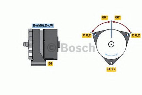 BOSCH 0986031270 Генератор