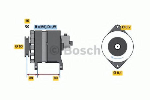 BOSCH 0986034450 Генератор