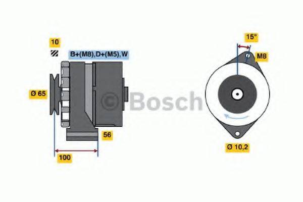 BOSCH 0120489377 Генератор