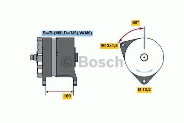 BOSCH 0986045990 Генератор