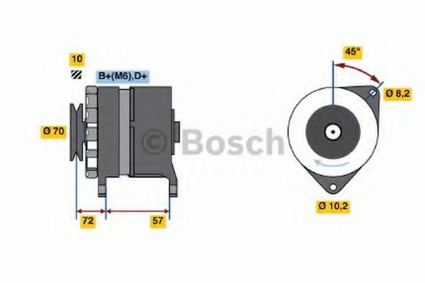 BOSCH 0120489394 Генератор