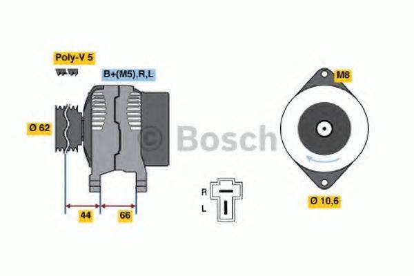 BOSCH 0986035881 Генератор