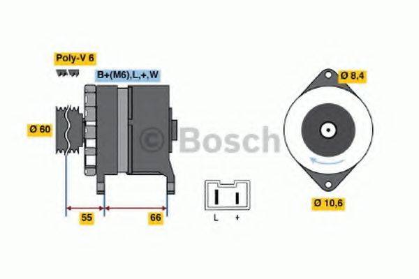 BOSCH 0986037311 Генератор