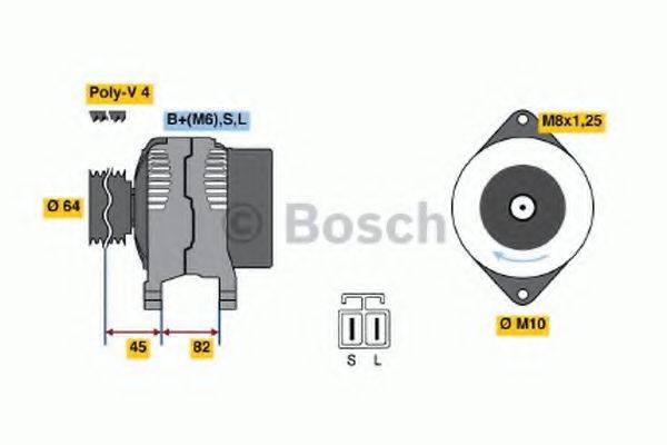 BOSCH 0986038281 Генератор