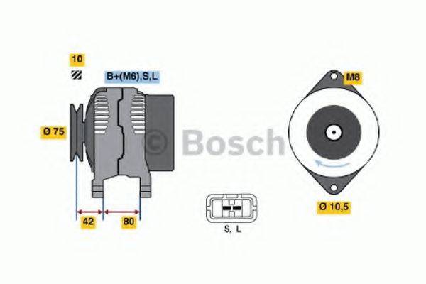 BOSCH 0986038920 Генератор