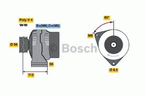 BOSCH 0120485047 Генератор