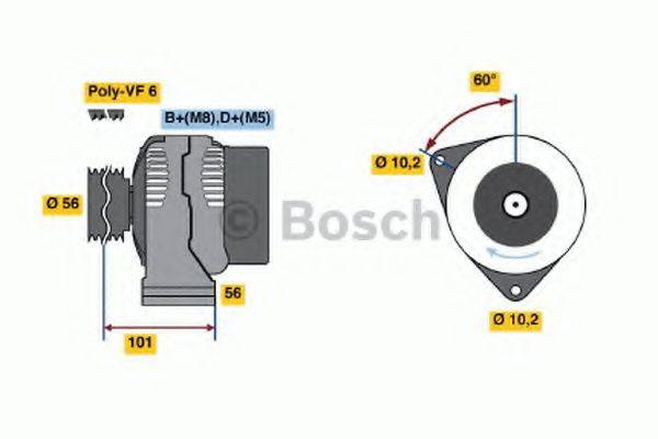 BOSCH 0123510038 Генератор