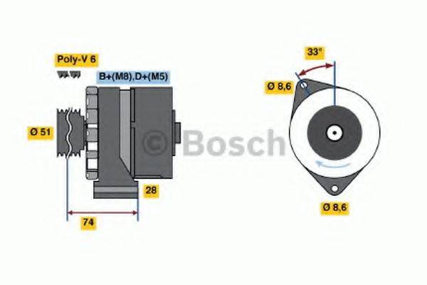 BOSCH 0986039620 Генератор